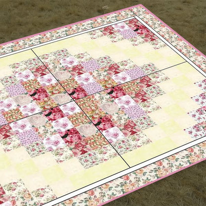 Rose Petal Path Quilt Pattern