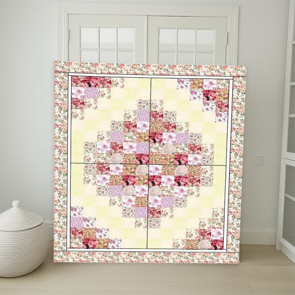 Rose Petal Path Quilt Pattern