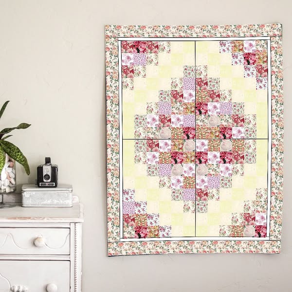 Rose Petal Path Quilt Pattern